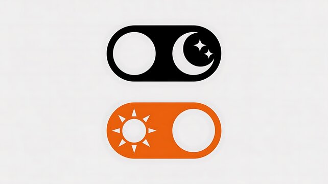Day, night, mode, switch, icon, toggle button, dark, light