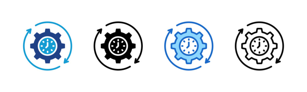 Multiple style collection icon of Process Performance