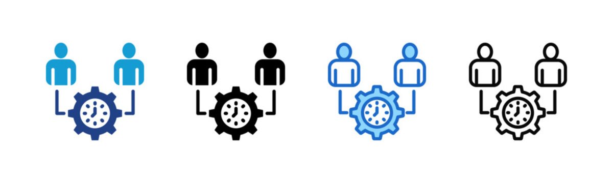 Multiple style collection icon of Workforce Management