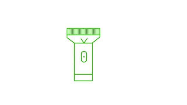 Flashlight or torch video with simple sketching style. Flashlight or torch video with simple hand drawn sketching style