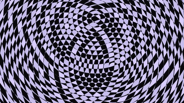 moire Circle Interference Abstract Optical Pattern with Dynamic Radial Motion Background 4K