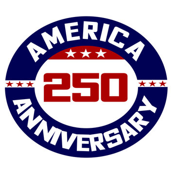 America 250th anniversary common emblem, USA 250 Years Independence Day Celebration 2026