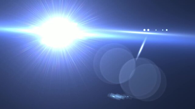  optical lens flare with warm bokeh effects against a dark background.