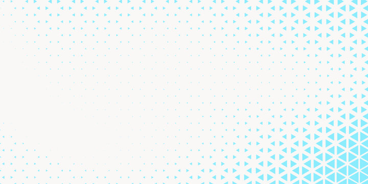 Triangles Halftone Pattern Vector Abstract Geometric Technology Background. Triangular Half Tone Texture