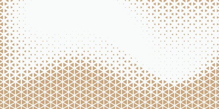 seamless geometric triangle hexagon grid pattern
