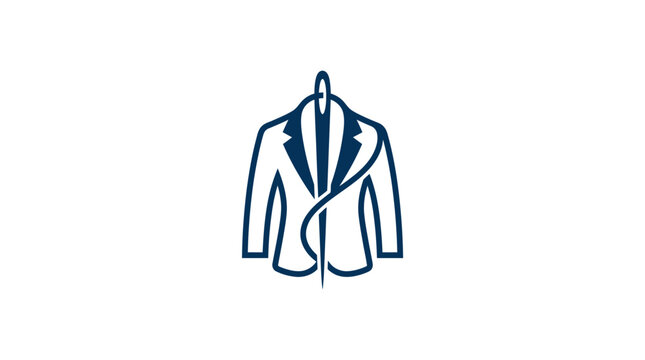 Business Suit Jacket Illustration Design.