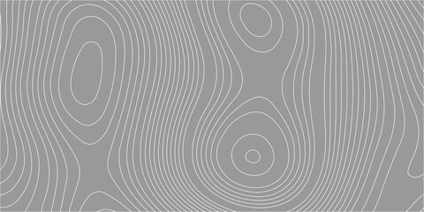 Grey abstract topographic map background with white contour lines creating a minimalist wavy line pattern backdrop. White topographic contour lines across a solid grey backdrop, a geographic map © Creative Arts