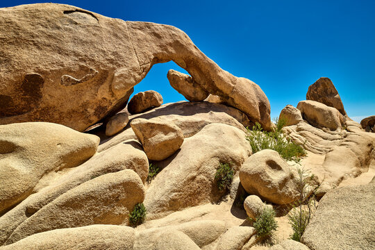 Arch Rock Formation, Joshua Tree National Park, CA.