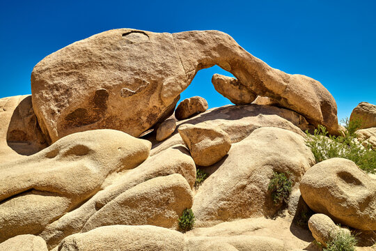 Arch Rock Formation, Joshua Tree National Park, CA.