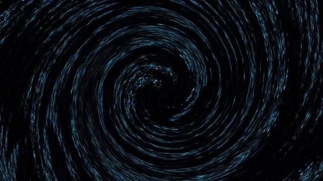 A captivating digital abstract pattern featuring swirling circular lights and dynamic motion effects