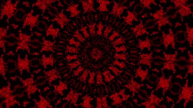 A stunning display of red fireworks exploding in the night sky with radiating patterns, creating a vibrant and celebratory atmosphere for events and festivities.