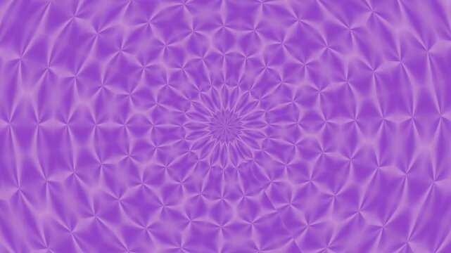 Vibrant purple kaleidoscope pattern with intricate radial symmetry and geometric shapes, creating an eye-catching, abstract visual design.