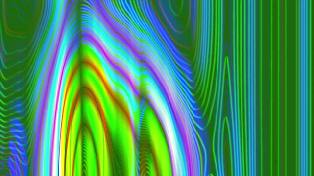 A vibrant and dynamic abstract pattern featuring colorful wave-like lines and swirls, creating an energetic and artistic background with vivid spectrum colors.