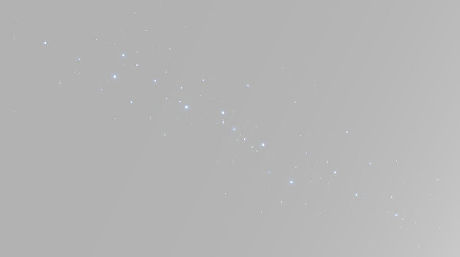 Blue glowing star particles and sparkling light dust scattered in space with shimmering glitter, cosmic lights, glowing stars and galaxy effect