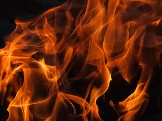 Fototapeta premium fire flames background