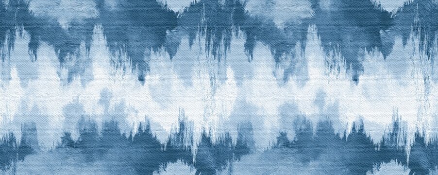 Blue abstract watercolor pattern background with soft blotches