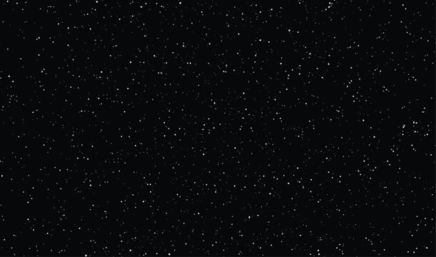 Endless field of tiny stars in space