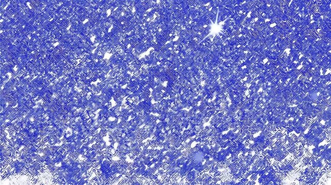 Glittering blue background with shimmering sparkles, elegant sapphire sequin texture, festive glowing particles for celebration and holiday design