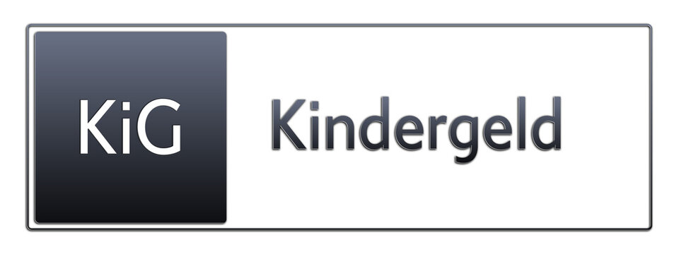 KiG - Kindergeld - Jura Rechts Abk&uuml;rzung