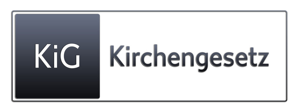 KiG - Kirchengesetz - Jura Rechts Abk&uuml;rzung