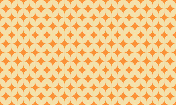 Warm monochromatic yellow sunburst backdrop, seamless high-resolution optical geometric tiling