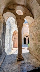 Naklejka premium ABBAYE DU THORONET (Var)