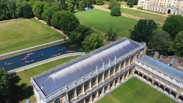 Trinity College & River Cam 4K Aerial Drone Footage