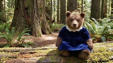 Princess bear in a wood  © Paolo