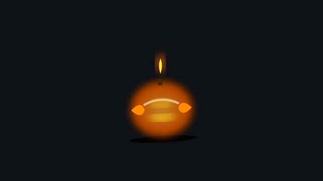 glowing paper lanterns illuminate the dark autumn festival celebration while suggesting wildfire prevention practices during a traditional evening event held under the dim night sky