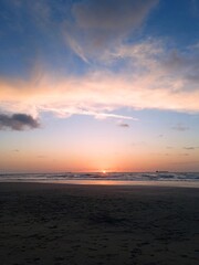 Fototapeta premium sunset over the sea Atlantic Ocean Casablanca Morocco 