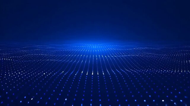 Digital Wave Background for AI Technology,Social Media and Online Advertising