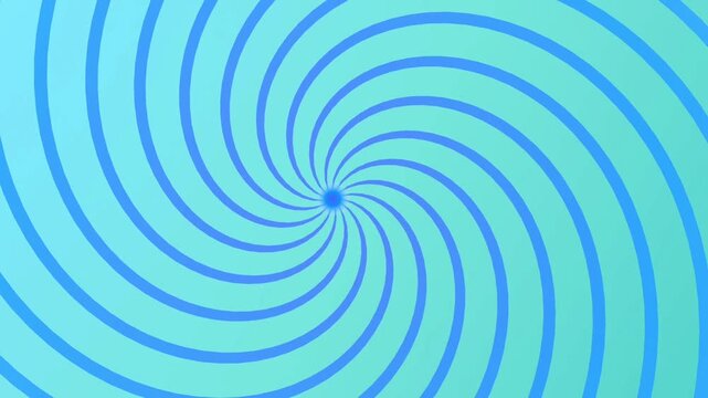 Seamless Blue Rotating Spiral Motion Background