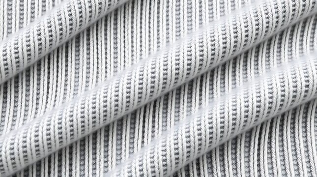 Light Gray Knitted Jersey Fabric Texture Seamless Background