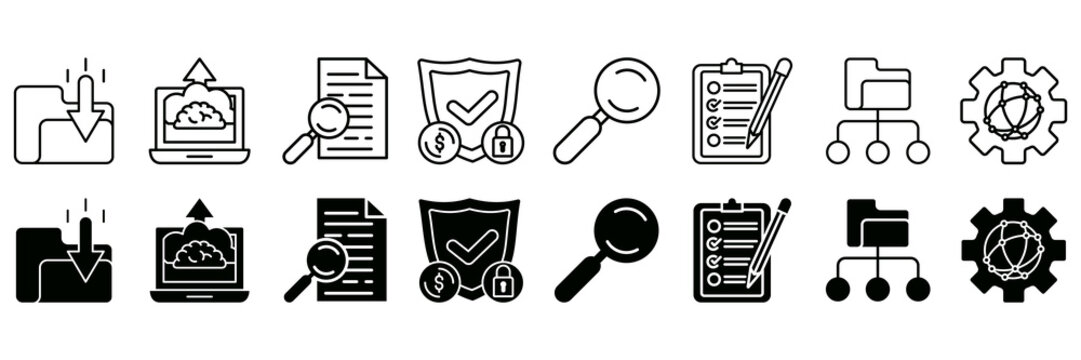 Talent management icon set. aptitude and success symbol. Vector illustration