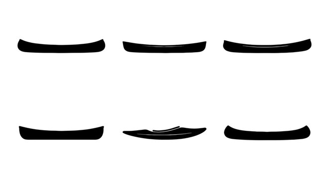 Medical needle icons set, black intravenous catheter silhouettes, 6 surgical cannula vector elements