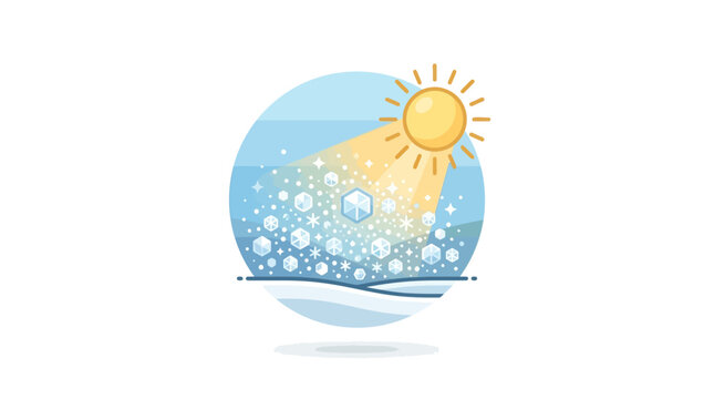 A stylized illustration of an open book with bubbles rising towards a bright sun.