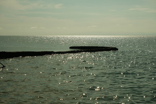 dike on sea