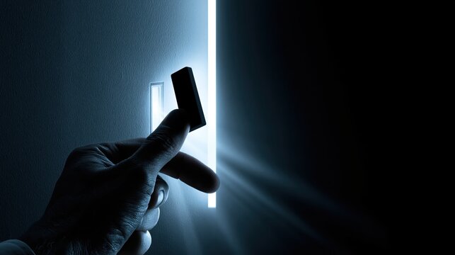 A faceless hand inserting a glowing hardware security key
