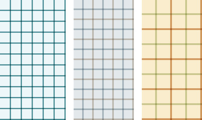 Fototapeta premium Seamless Grid Pattern Collection for Design Projects