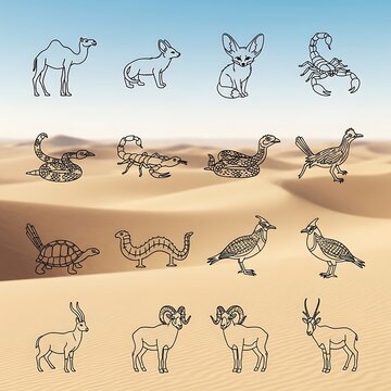 Evolution of prehistoric animals and dinosaurs timeline.