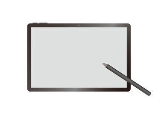 タブレットとペンのベクターイラスト素材 © ayumisnzk