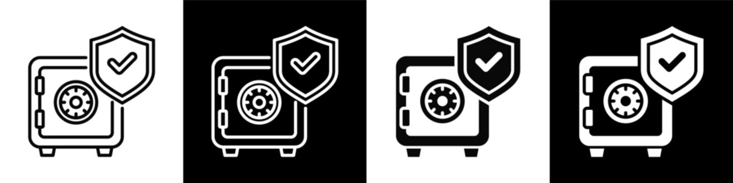 Asset Protection black and white background style collection