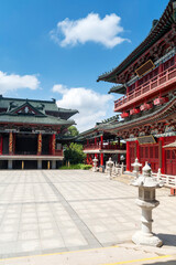 Fototapeta premium Tengwang Pavilion,Nanchang,traditional, ancient Chinese architecture, made of woo