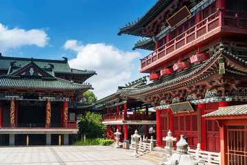 Obraz premium Tengwang Pavilion,Nanchang,traditional, ancient Chinese architecture, made of wood
