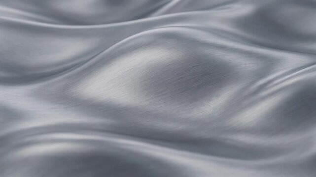 Premium seamless brushed liquid titanium animation with elegant metallic reflections for ESG reports, technology presentations, luxury branding, and commercial background design.