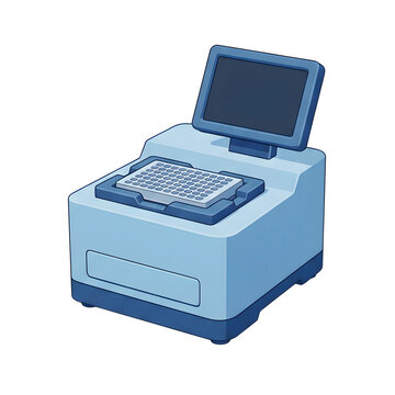 Laboratory thermal cycler with microplate