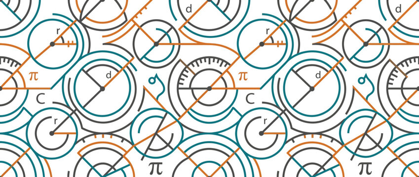 Geometric Math Pattern Background