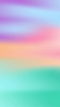 Soft pastel color gradients gently blending and shifting across a vertical abstract background