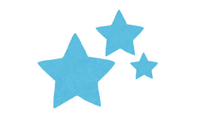 Obraz premium Minimal stars icon set isolated on transparent background. Modern PNG decorative elements for logos, branding, social media, web design, invitations and creative graphic projects.
