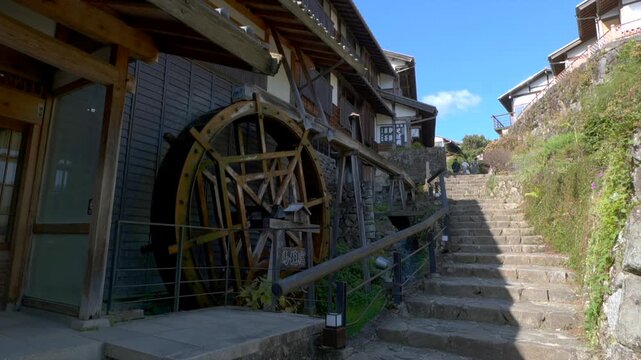 中山道 馬籠宿の風景